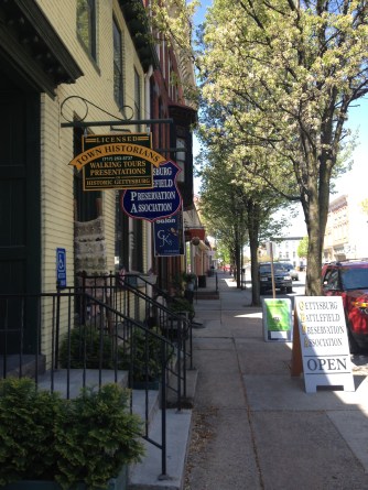 Licensed Town Historians are working to keep the stories of downtown Gettysburg and her 1863 residents, alive, from their York Street location - as profiled in Caught in the Crossfire